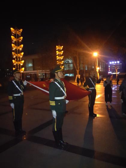 国旗班潇洒的英姿 国旗班潇洒的英姿